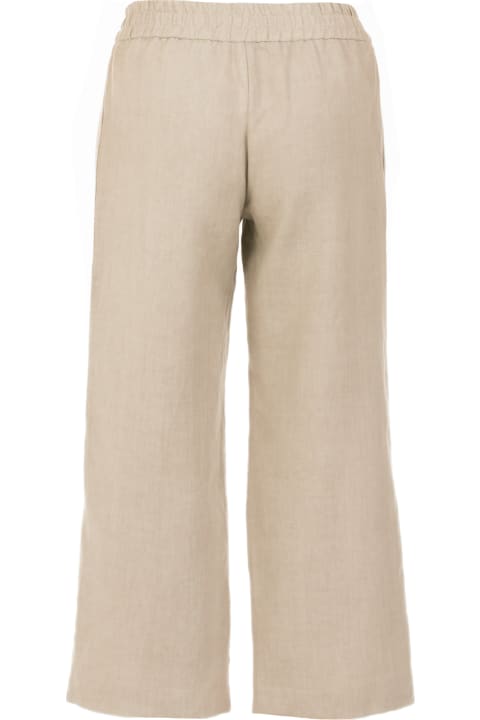 Trousers With Drawstring At The Waist
