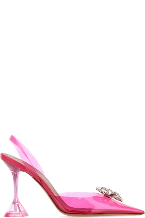 Amina Muaddi High-Heeled Shoes for Women Amina Muaddi Fuchsia Pvc Rosie Pumps