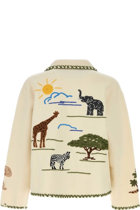 Alanui Men Alanui Embroidered Wool Remember Me Jacket