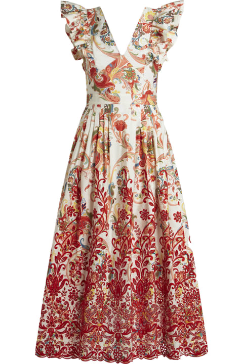 Etro Dresses for Women Etro Paisley Dress With Embroidery