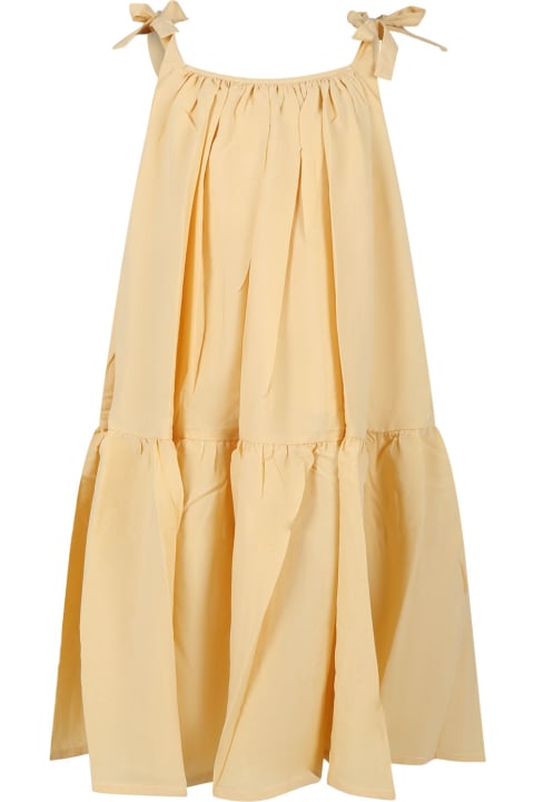 Coco Au Lait Kids Coco Au Lait Yellow Dress For Girl