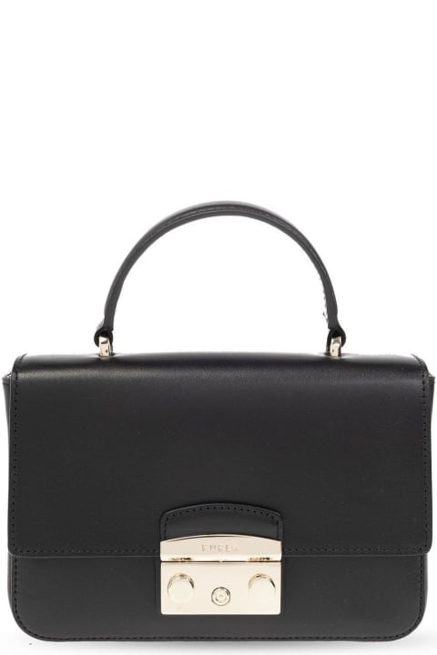 Fashion for Women Furla Metropolis Push-lock Detailed Mini Top Handle Bag