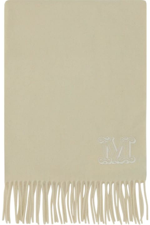ウィメンズ スカーフ＆ストール Max Mara Logo Embroidered Fringed Scarf