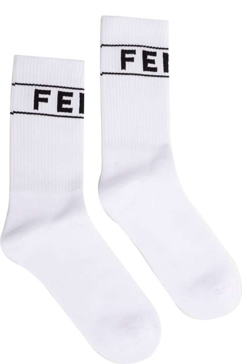 Underwear for Men Fendi Logo Socks