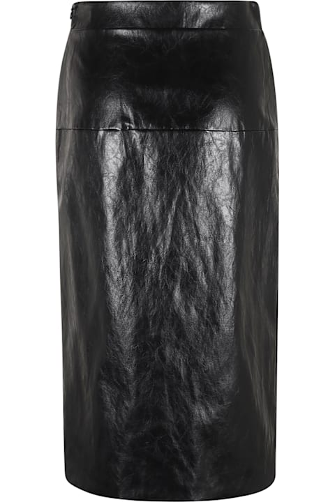 Federica Tosi لـ Women Federica Tosi Front Slit Shiny Skirt