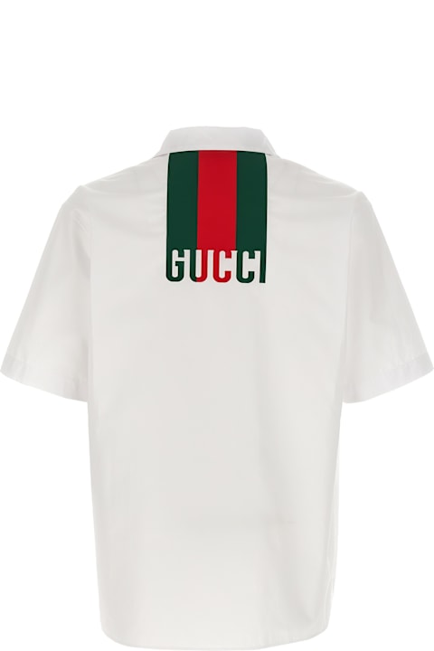 Fashion for Men Gucci Web Ribbon Shirt