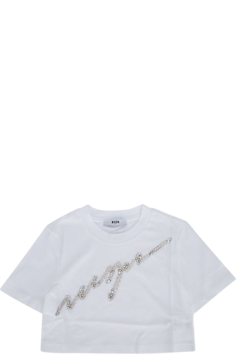 MSGM T-Shirts & Polo Shirts for Boys MSGM T-shirt Crop Girl