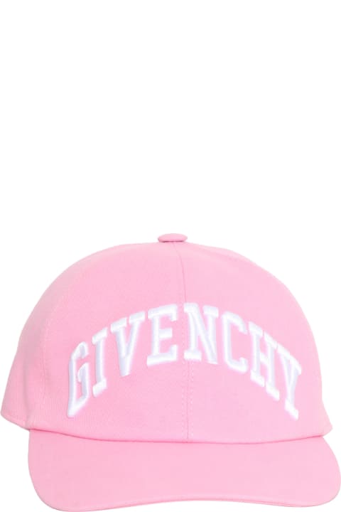 Givenchy for Girls Givenchy Pink Cap With Logo