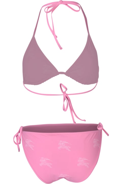 ウィメンズ Burberryの水着 Burberry Pink Stretch Nylon Bikini