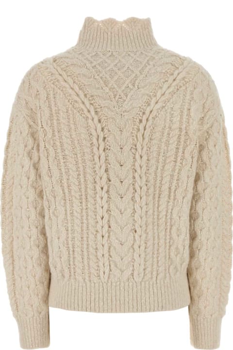 Homeware Marant Étoile Ivory Cotton Blend Bolinea Sweater