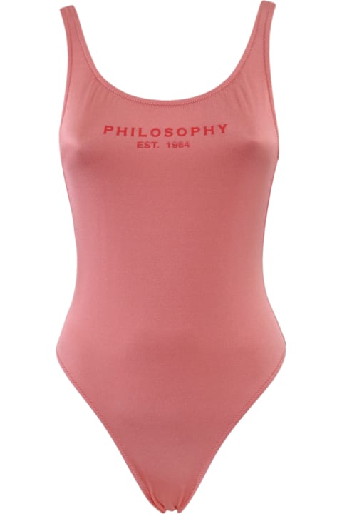 ウィメンズ Philosophy di Lorenzo Serafiniの水着 Philosophy di Lorenzo Serafini One-piece Swimsuit With Logo