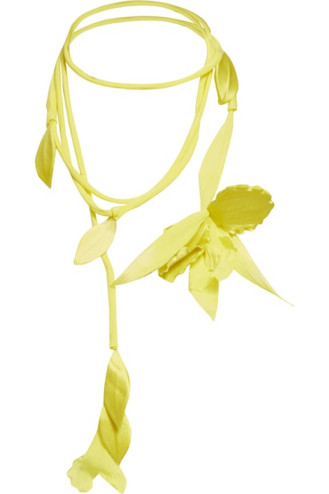 Sucrette Necklaces for Women Sucrette Collana In Seta Con Fiori