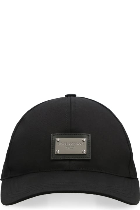 Hats for Men Dolce & Gabbana Logo Baseball Cap