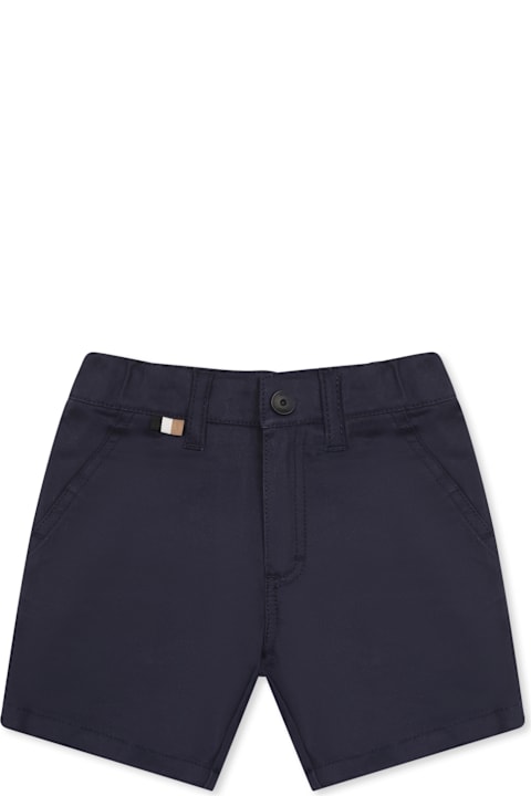 أدوات منزلية Hugo Boss Blue Shorts For Baby Boy