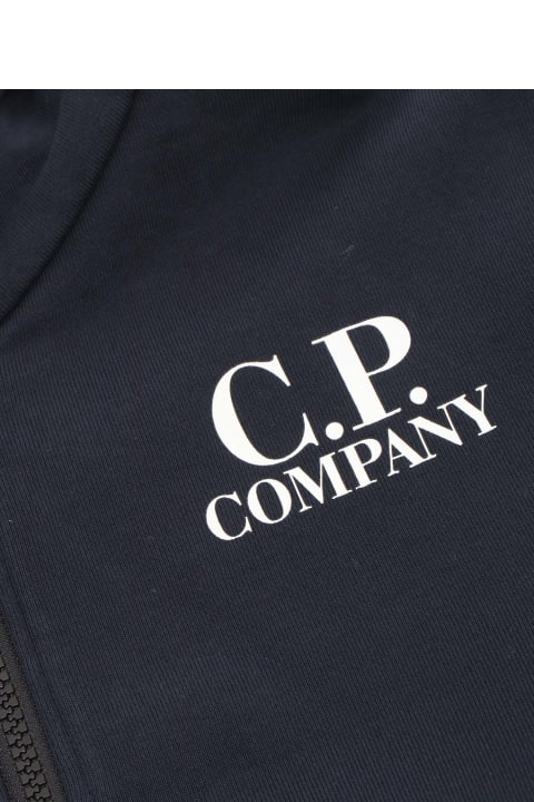 Topwear for Boys C.P. Company Undersixteen Black Sweatshirt