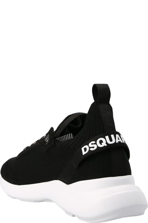 Dsquared2 Sale for Men Dsquared2 Logo Printed Lace-up Sneakers