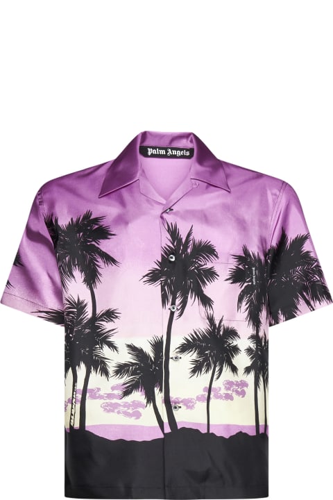 Palm Angels Shirts for Men Palm Angels Bowling Shirt