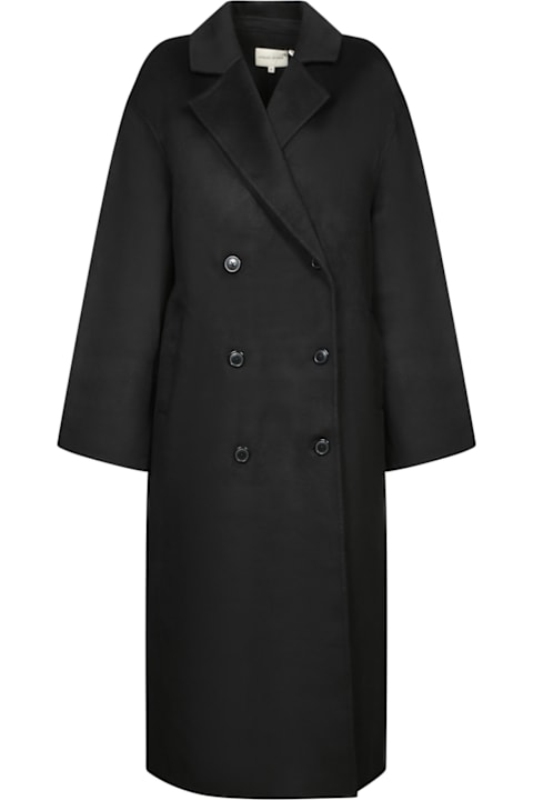 Loulou Studio Coats & Jackets for Women Loulou Studio Black Cashmere Wool Coat