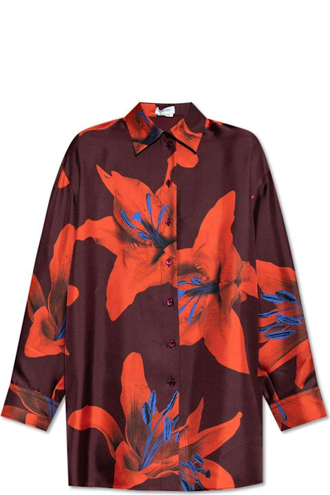 Alexander McQueen Clothing for Women Alexander McQueen Floral Printed Buttoned Shirt