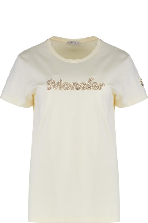 Homeware Moncler Logo Print T-shirt