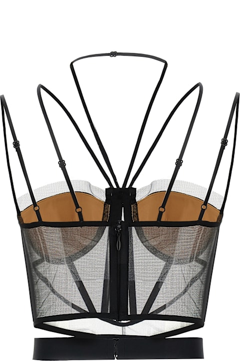 Nensi Dojaka for Women Nensi Dojaka 'sheer Corset' Top