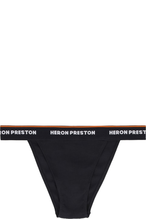 HERON PRESTON Underwear & Nightwear for Women HERON PRESTON Logoed Elastic Band Cotton Briefs