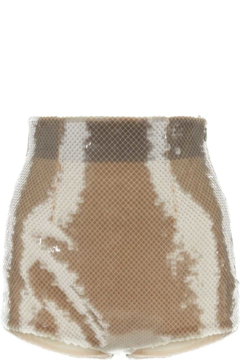 Prada for Women Prada Embellished Tulle Shorts