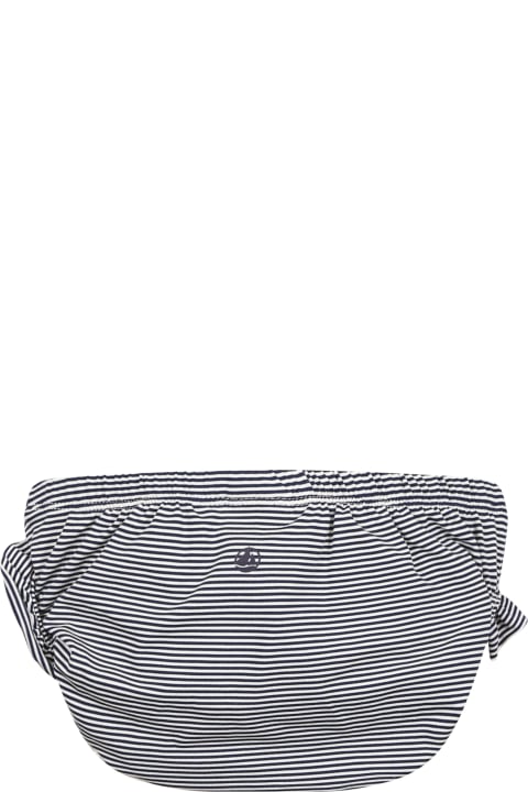 Swimwear for Baby Girls Petit Bateau Multicolor Swim Briefs For Baby Girl With Logo
