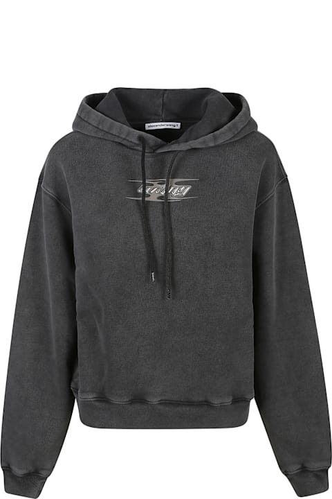 T by Alexander Wang Fleeces & Tracksuits for Women T by Alexander Wang Blade Logo Sweatshirt