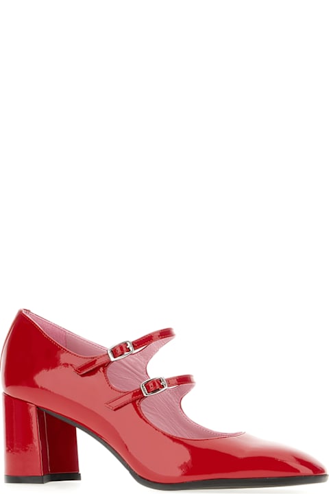 Carel Shoes for Women Carel Red Leather Alice Pumps