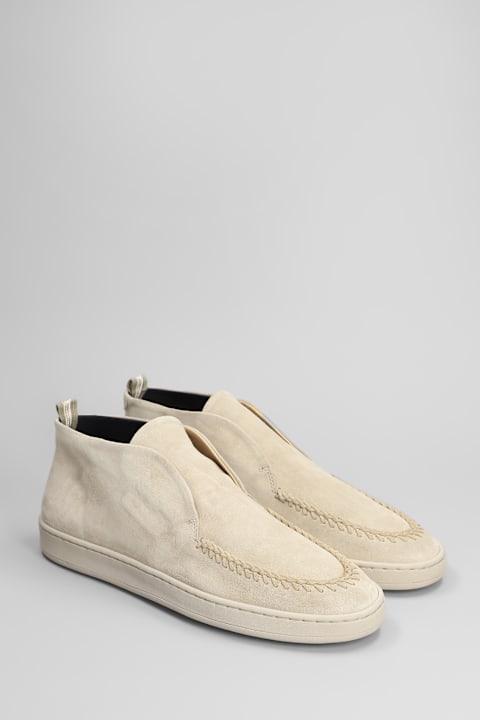Officine Creative for Men Officine Creative Herbie 013 Loafers In Beige Suede