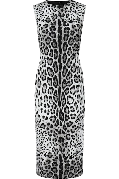 Homeware Dolce 
Gabbana Leopard Print Midi Dress