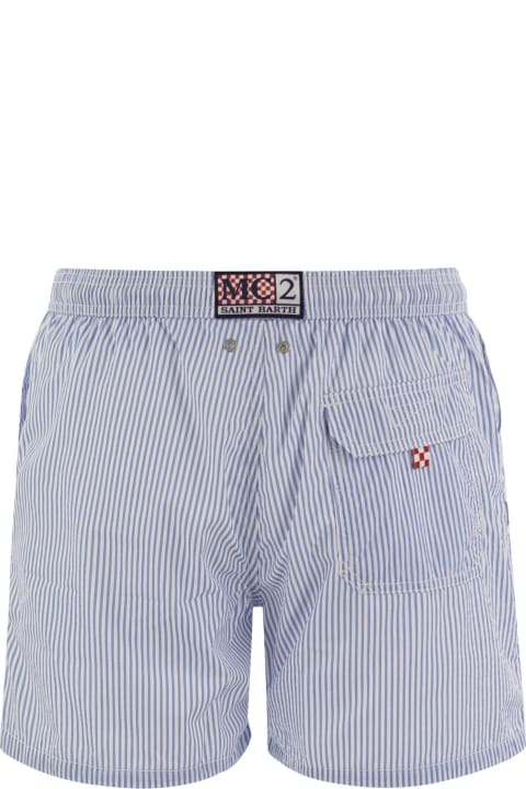 MC2 Saint Barth Clothing for Men MC2 Saint Barth Patmos - Striped Beach Shorts