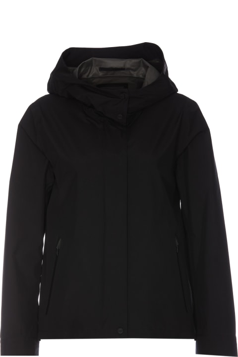 Herno for Women Herno Hooded Cape In Goretex Jacket