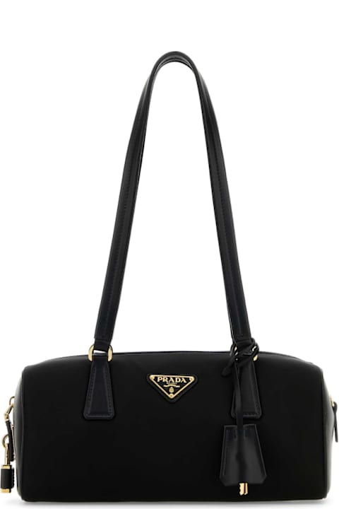 Luggage for Women Prada Black Nylon Shoulder Bag