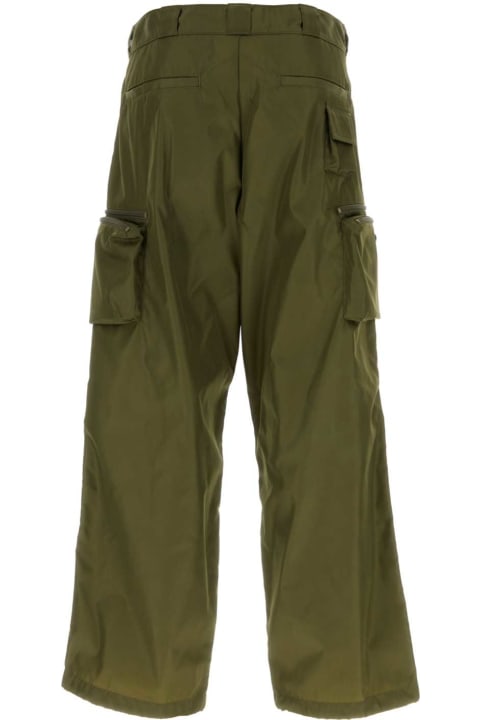 Prada for Men Prada Army Green Re-nylon Cargo Pant