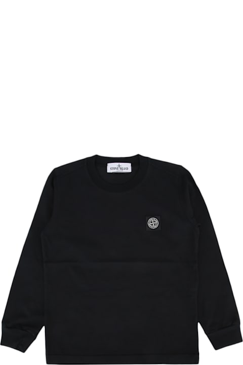 Stone Island Junior T-Shirts & Polo Shirts for Boys Stone Island Junior Ls T-shirt