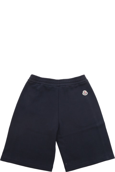 Fashion for Boys Moncler Cotton Fleece Shorts