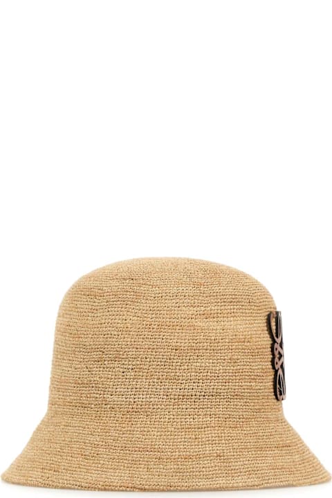 Loewe Hats for Women Loewe Raffia Bucket Hat