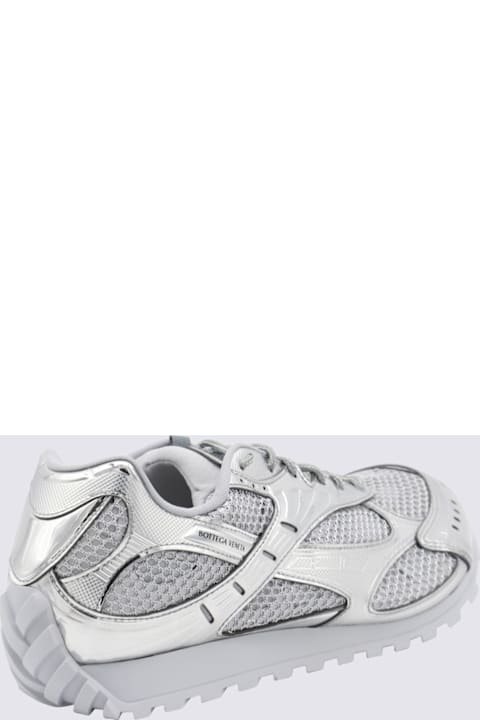 Bottega Veneta Shoes for Women Bottega Veneta Silver Orbit Sneakers