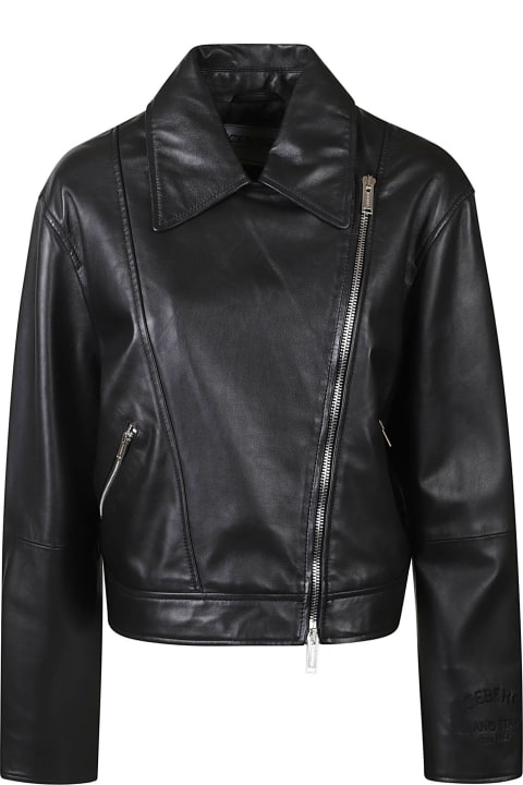 Coats & Jackets for Women Iceberg Classic Zipped Biker Jacket