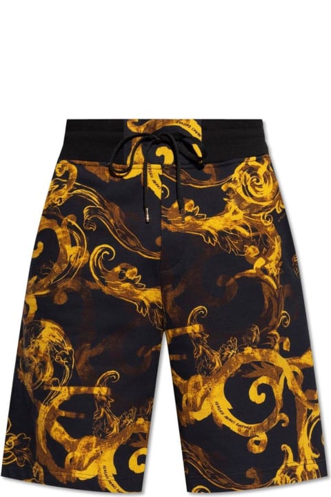 Versace Jeans Couture Pants for Men Versace Jeans Couture Barocco-printed Drawstring Track Shorts
