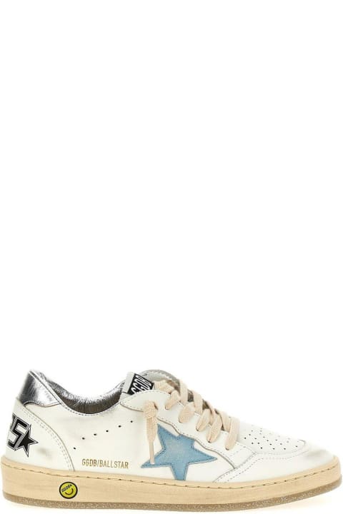 Fashion for Women Golden Goose Golden Goose Kids Ball Star-patch Lace-up Sneakers