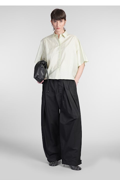 Jil Sander for Women Jil Sander Trousers 68 Pants In Black Cotton