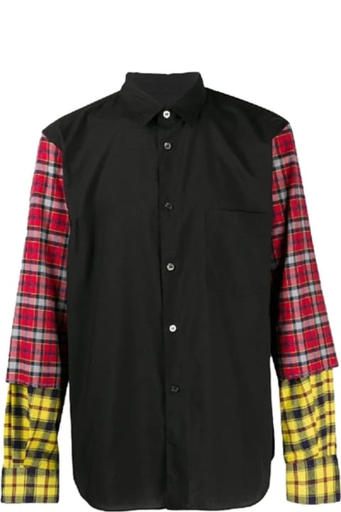 Fashion for Men Comme des Garçons Comme Des Garçons Checked Sleeve Shirt