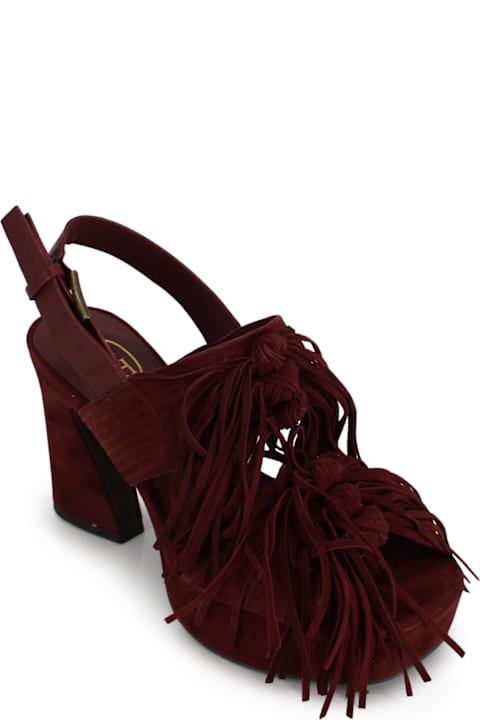 Ash Oprah Suede Leather Sandals