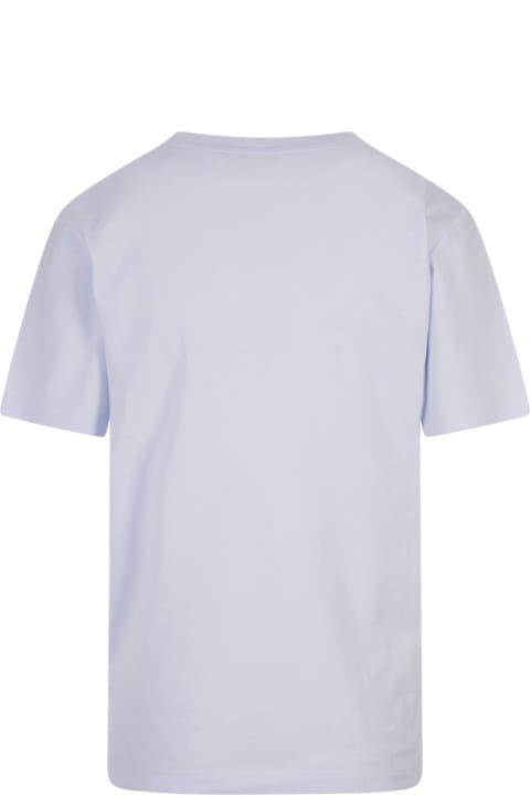 Marni Topwear for Women Marni Light Blue T-shirt With Marni Stitching