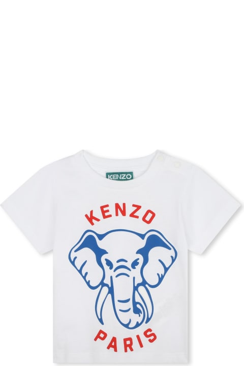 Topwear for Baby Girls Kenzo Kids T-shirt Con Stampa
