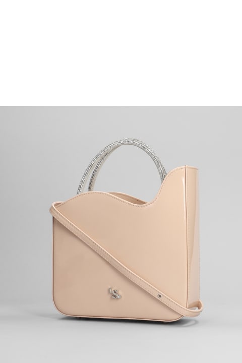 Le Silla Totes for Women Le Silla Ivy Shoulder Bag In Powder Patent Leather