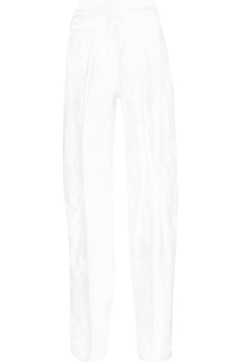 Pants & Shorts for Women The Attico Straight Leg Pleated Trousers